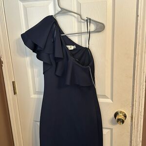 Eliza J one shoulder ruffle cocktail dress NWT Size 6